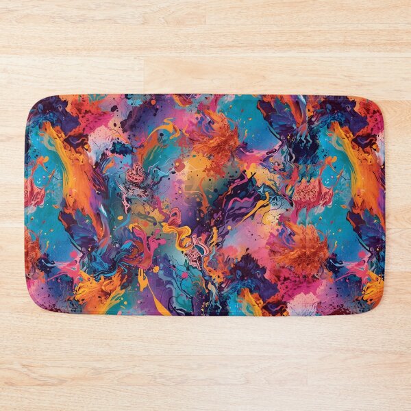 Item preview, Vibrant Abstract Color Explosion Pattern | Rainbow Paint Swirl Aesthetic designed and sold by CoastalEmp.