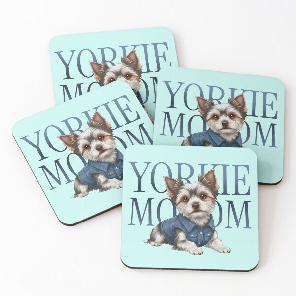 Item preview, Yorkie Mom Stylish Dog Art Illustration designed and sold by Lion-style.