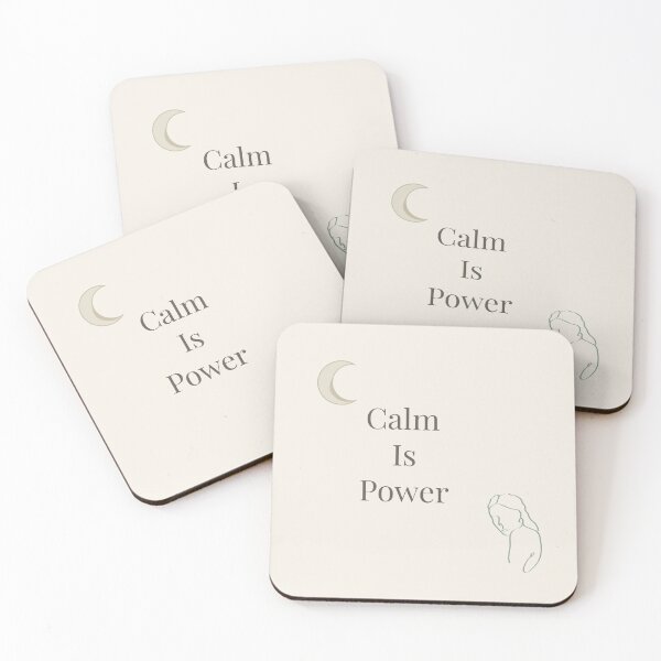 Item preview, Calm Is Power Minimalist Motivational Quote Design designed and sold by Zopadesign.