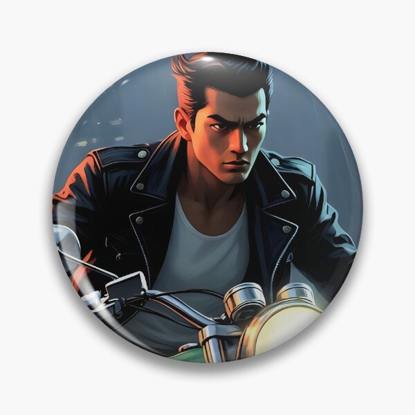 Item preview, Japanese Cyberpunk Biker in Neon Rain—Anime-Style Dystopian Ride (Grok xAI Imagine) designed and sold by AllTidePixel23.