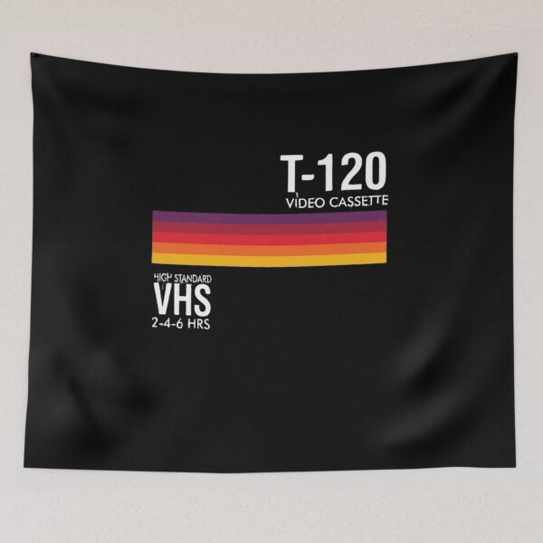 Item preview, T-120 VHS Retro Vintage Tape Shirt designed and sold by PowerSSales.