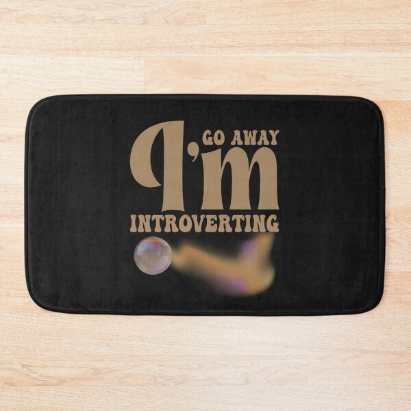 Item preview, Go Away I’m Introverting – Soft Aesthetic & Minimalist Typography designed and sold by Aquarius-club.