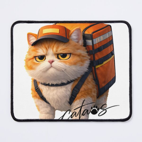 Item preview, Minimalist Grumpy Deliver-Meow 3D Icon designed and sold by CataosMeow.
