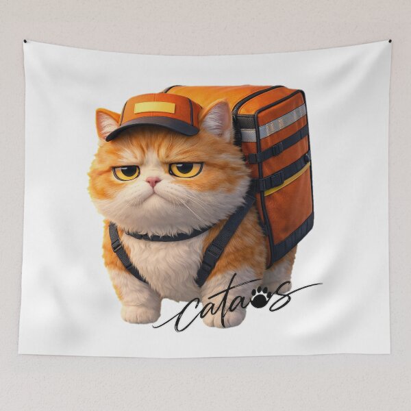 Item preview, Minimalist Grumpy Deliver-Meow 3D Icon designed and sold by CataosMeow.