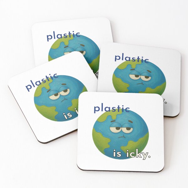 Item preview, Plastic is icky designed and sold by Lazy Leaves.