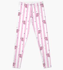 BT21 Cooky Striped Pajamas Pattern Leggings