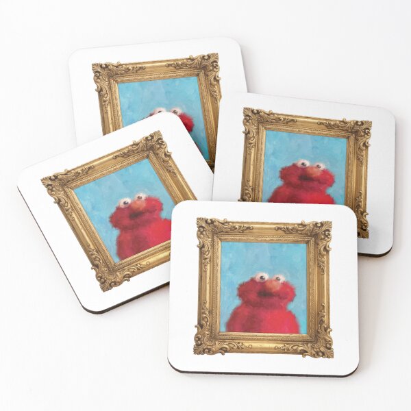 Item preview, Devastated Elmo Painting Framed designed and sold by The Common Tee.