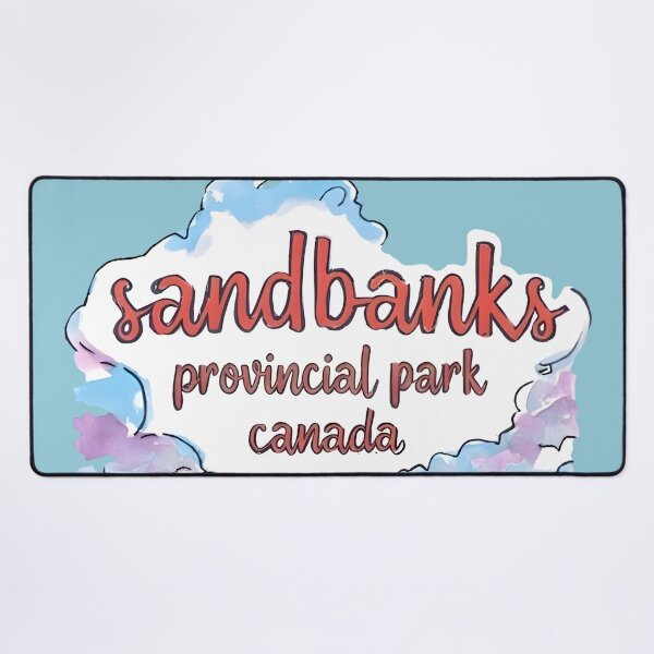 Item preview, Sandbanks Provincial Park Watercolor Pastel Cute Landscape Beach designed and sold by HowToCanadian.