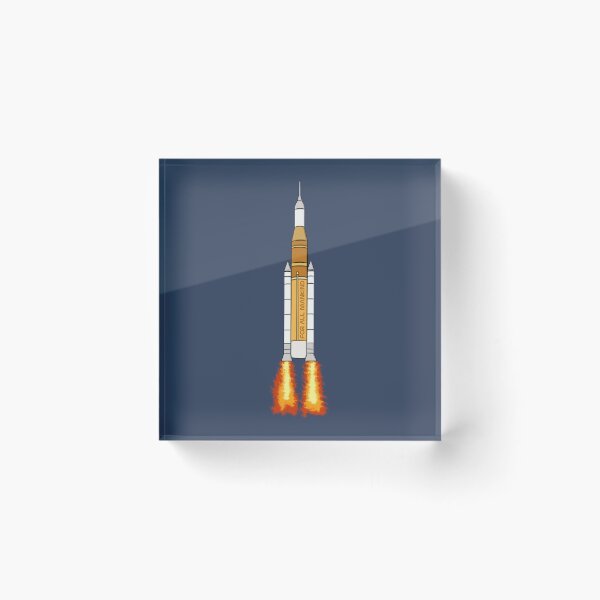 Item preview, artemis ii rocketship designed and sold by artbykls.