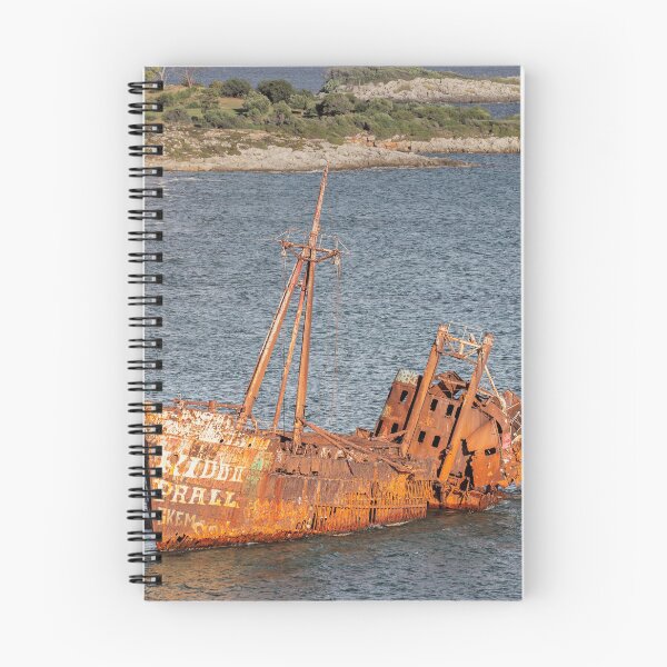 Item preview, Rusty Shipwreck near Gytheio Greece designed and sold by PhotoArt by Joan Carroll.