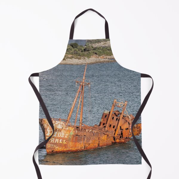 Item preview, Rusty Shipwreck near Gytheio Greece designed and sold by PhotoArt by Joan Carroll.