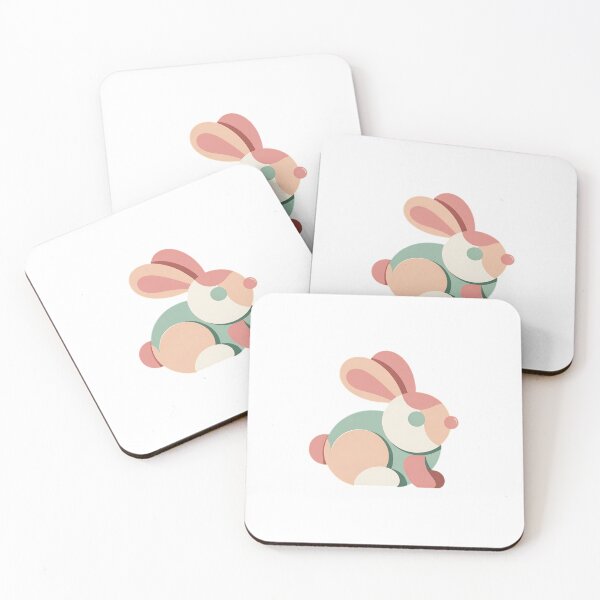 Item preview, Minimalist Pastel Bunny designed and sold by pipopoupin.