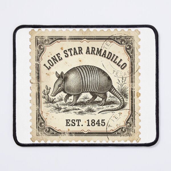 Item preview, Vintage Armadillo Postage Stamp Design designed and sold by realien.
