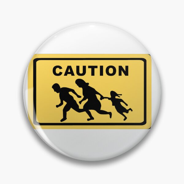 Item preview, Caution Running Family Crossing Sign designed and sold by sweetsixty.