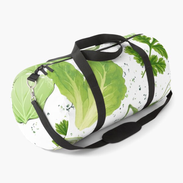 Item preview, Surreal Garden Green Veggies and Insects Pattern designed and sold by Atlasoloji.