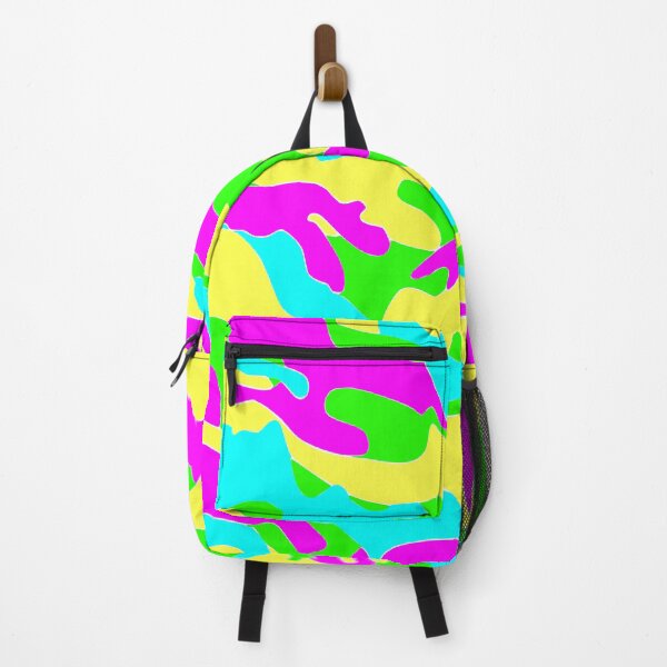 Item preview, Neon Overload: Vibrant Retro Anti-Camo Pattern designed and sold by jasperpuss.