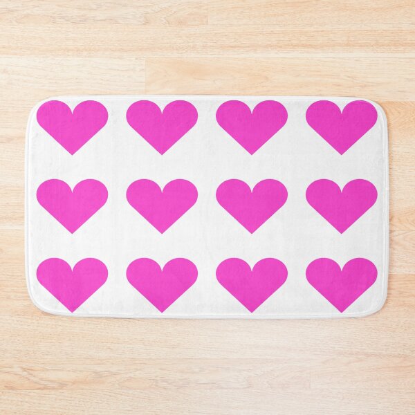 Item preview, Large HOT PINK & WHITE LOVE HEARTS designed and sold by RachelMacht.
