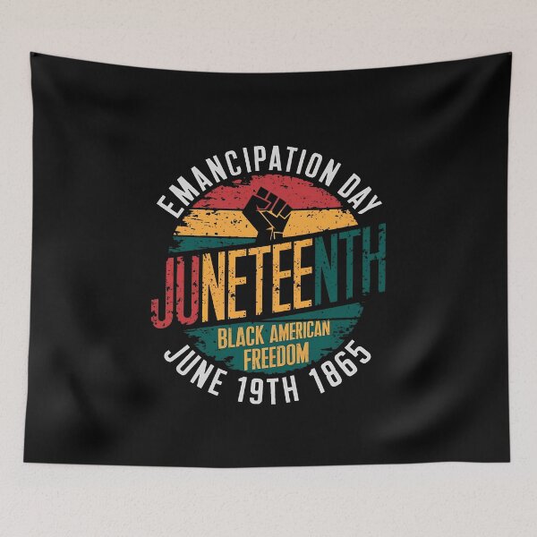 Item preview, Juneteenth Emancipation Day Black American Freedom June 19 1865 Vintage Design designed and sold by TrendPrinter.