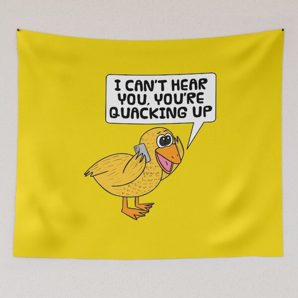 Item preview, Duck Phone, You're Quacking Up, Wildlife Nature Funny designed and sold by doodlerob.