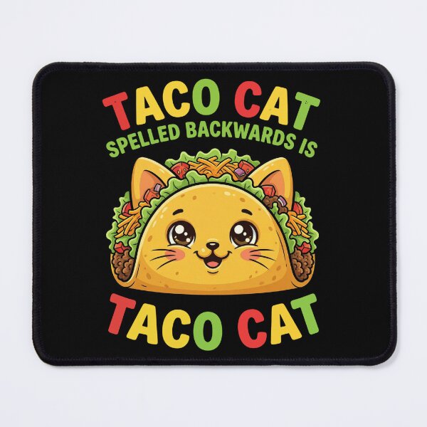 Item preview, Tacocat Spelled Backwards is Tacocat Funny Cat  designed and sold by FreshVibe Prints.