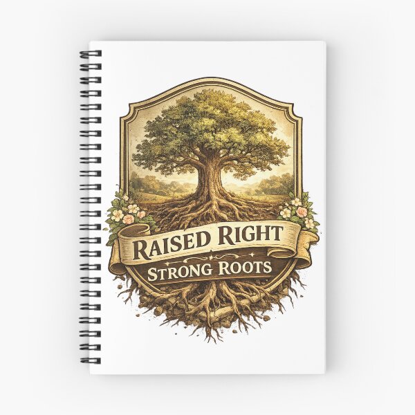 Item preview, Raised Right, Strong Roots designed and sold by RisingWolfStudio.