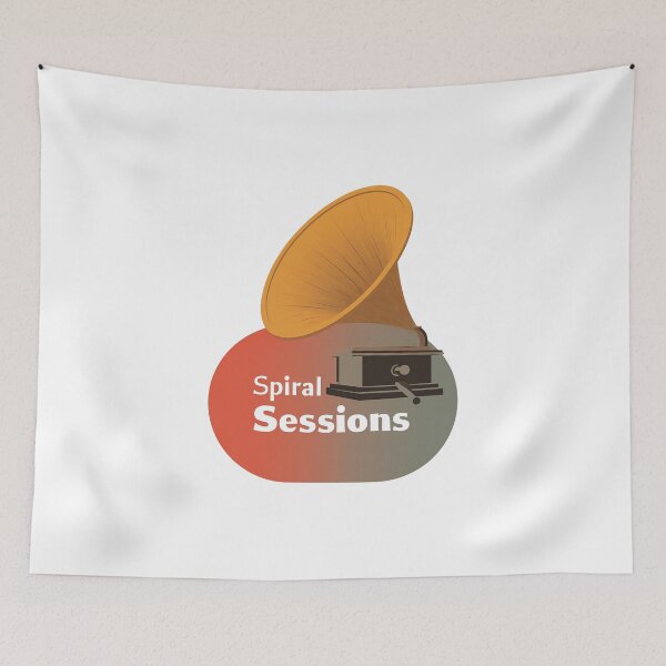 Item preview, Spiral Sessions Gramophone Music Emblem designed and sold by FWLKIT.