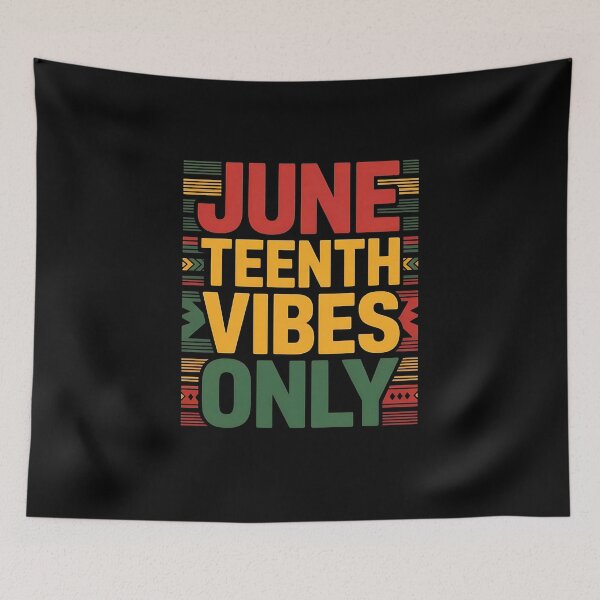 Item preview, Juneteenth Vibes Only Black Culture Pride Freedom Celebration Design designed and sold by TrendPrinter.
