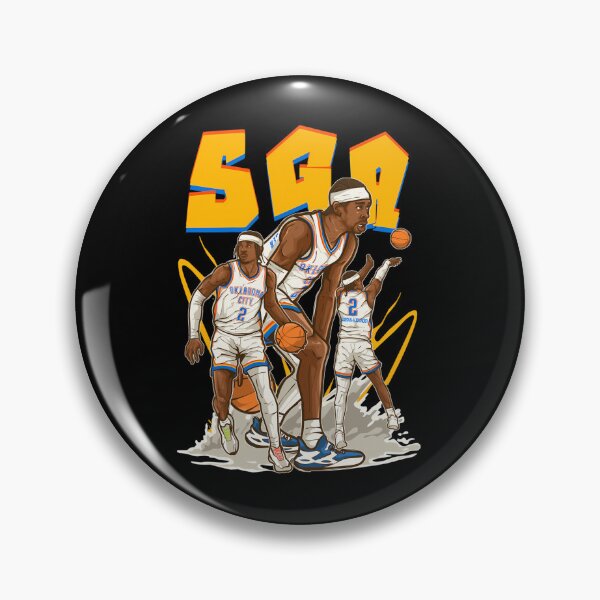 Item preview, Shai Gilgeous-Alexander SGA Cartoon  designed and sold by backtrending.