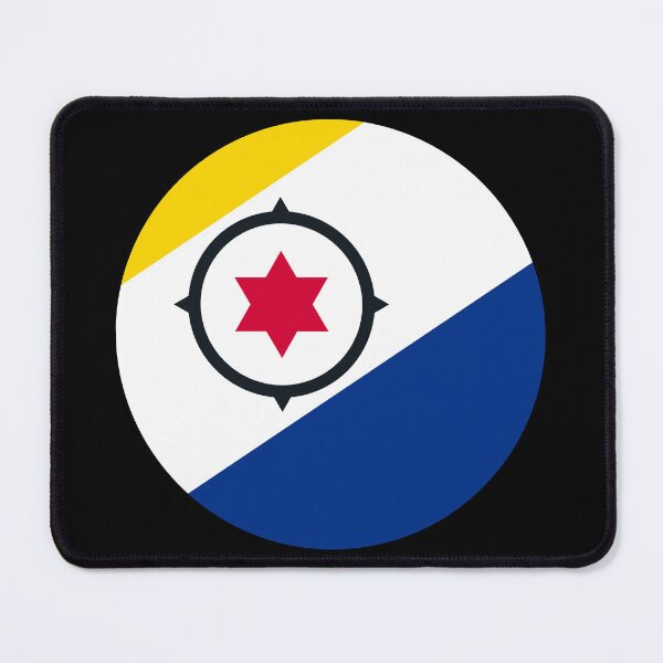 Item preview, Bonaire Round Flag Caribbean Island Heritage designed and sold by NTGUILTY.