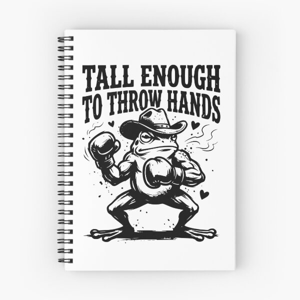 Item preview, Funny Cowboy Toad Boxing Tall Enough for Your Shins Frog Design, funny frog lover gift, cowboy toad boxing designed and sold by AsturShop.
