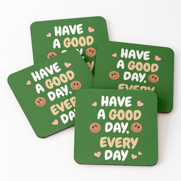 Item preview, Retro Have a Good Day Every Day Aesthetic Smiley Face Quote designed and sold by Nanadestudio.