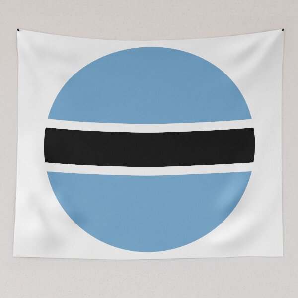 Item preview, Botswana Round Flag Batswana Patriotic Heritage designed and sold by NTGUILTY.
