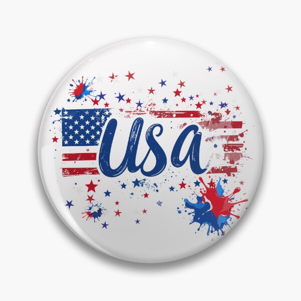 Item preview, USA in custom text and patriotic accents designed and sold by Art-Horizon.