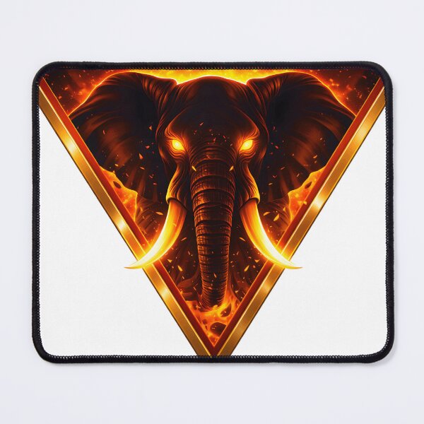 Item preview, Fiery Elephant Hero Triangle Emblem designed and sold by octozap.