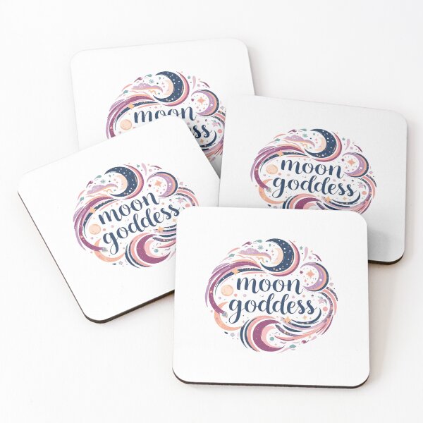 Item preview, A Swirly Design With the Words 'Moon Goddess' designed and sold by Soulstar Designs.