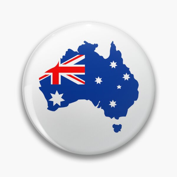 Item preview, Australia Flag Map Outline Design designed and sold by sweetsixty.