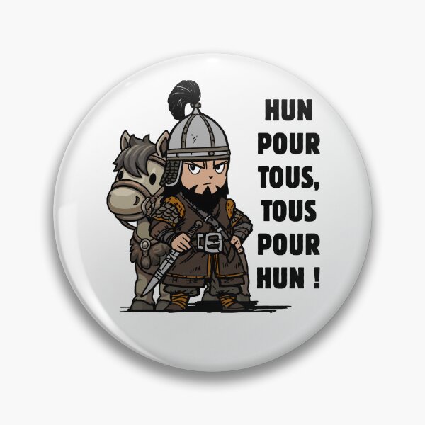 Item preview, HUN FOR ALL, ALL FOR HUN! - Attila, medieval humor designed and sold by francoisville.