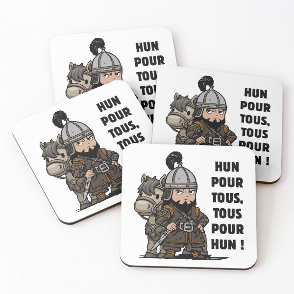 Item preview, HUN FOR ALL, ALL FOR HUN! - Attila, medieval humor designed and sold by francoisville.
