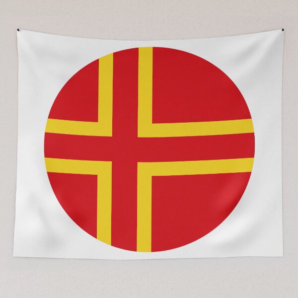 Item preview, Nordic Cross Flag Minimalist Scandinavian Heritage designed and sold by NTGUILTY.