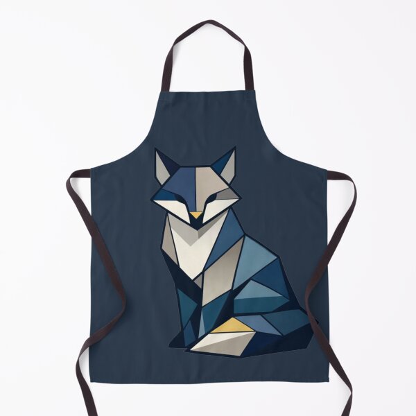 Item preview, Minimalist Geometric Fox - Nordic Folk Art Illustration designed and sold by Artyoka.