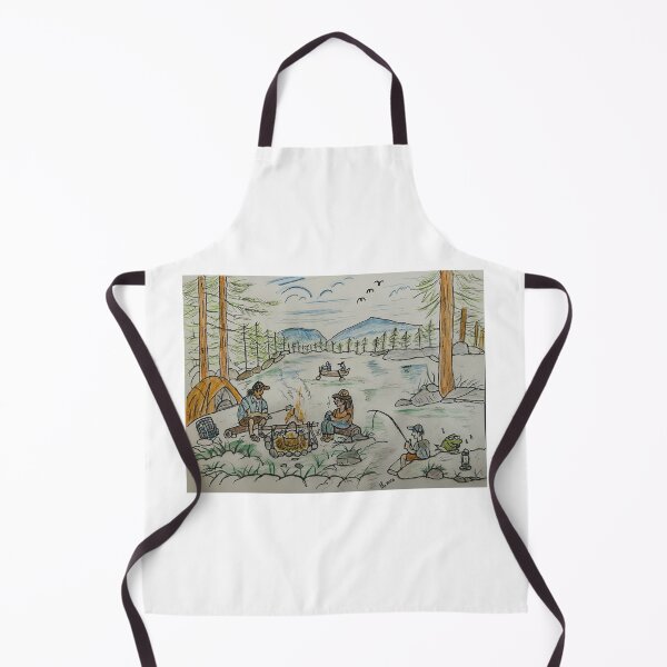 Item preview, Camping ( hand drawn watercolour paint ) designed and sold by BrianDekter.