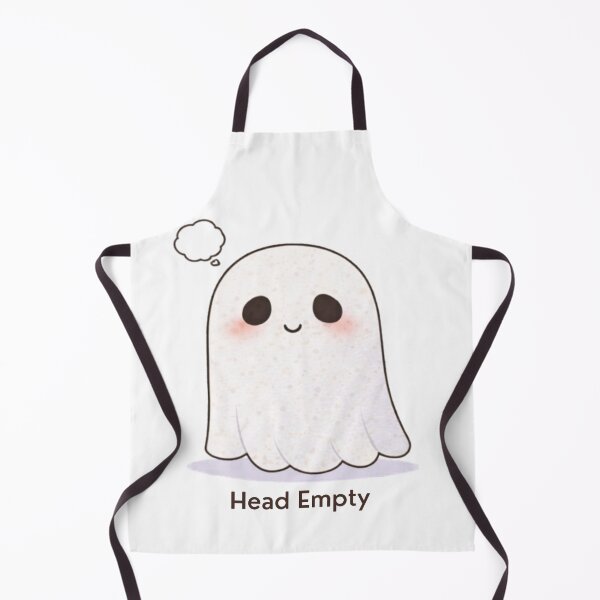 Item preview, No Thoughts Head Empty Ghost | Cute Kawaii Aesthetic | Meme Mood Design designed and sold by The Mood Index.