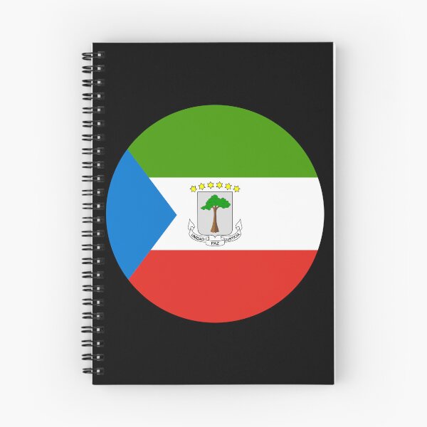Item preview, Equatorial Guinea Round Flag African Heritage designed and sold by NTGUILTY.