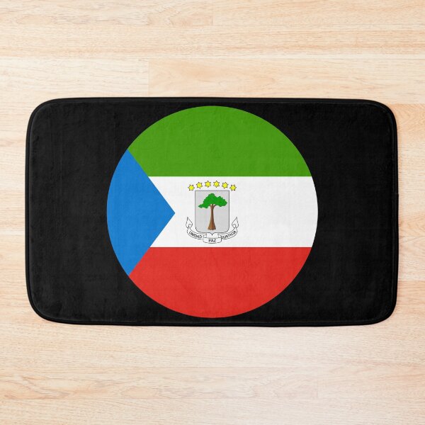 Item preview, Equatorial Guinea Round Flag African Heritage designed and sold by NTGUILTY.