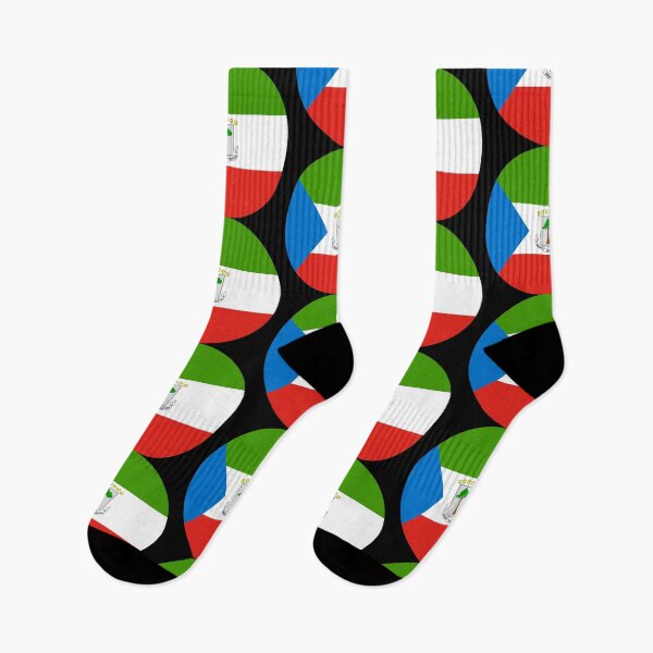 Item preview, Equatorial Guinea Round Flag African Heritage designed and sold by NTGUILTY.