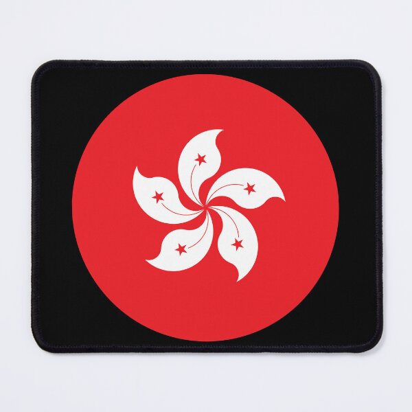 Item preview, Hong Kong Round Flag Bauhinia Flower Heritage designed and sold by NTGUILTY.