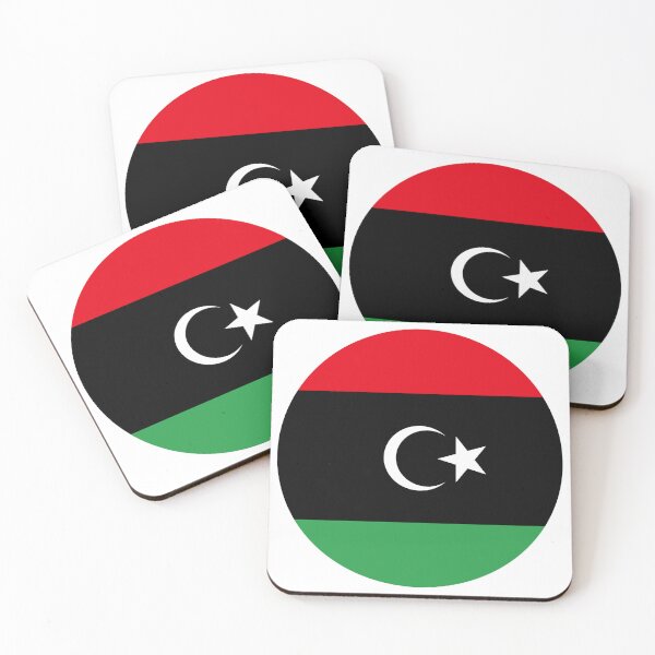 Item preview, Libya Round Flag North African Patriotic Heritage designed and sold by NTGUILTY.