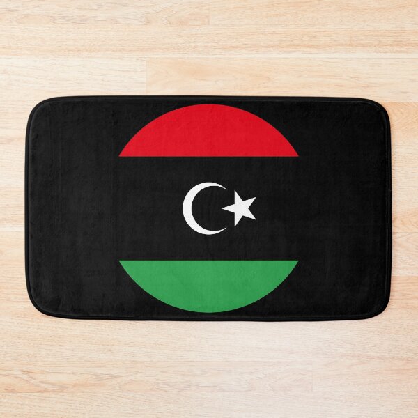 Item preview, Libya Round Flag North African Patriotic Heritage designed and sold by NTGUILTY.