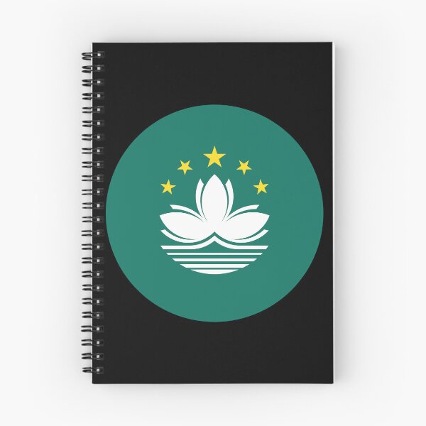 Item preview, Macau Round Flag Lotus Flower Heritage designed and sold by NTGUILTY.