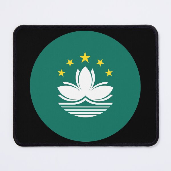 Item preview, Macau Round Flag Lotus Flower Heritage designed and sold by NTGUILTY.